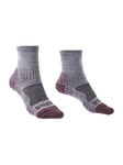 Bridgedale Womens Hike Lightweight Merino Endurance Ankle Original Socks, Heather/Damson, L EU