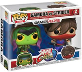 Figurine Pop - Marvel Vs Capcom - Pack Gamora Vs Strider - Funko Pop