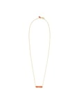Vip Candy Tag Necklace Coral Design Letters