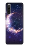 Crescent Moon Galaxy Case Cover For Sony Xperia 10 III