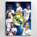 Canvastavla / Tavla - Real Madrid - 40x30 cm - Canvas
