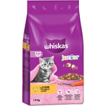 Ekonomipack: Whiskas torrfoder - Junior Kyckling (2 x 1,9 kg)