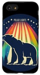 Coque pour iPhone SE (2020) / 7 / 8 Ours cool avec lumières polaires pour les amateurs de belles couleurs