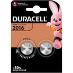 Duracell - Micro pile lithium bouton cr2016 (emballage 2 unit) ø20x1,6mm