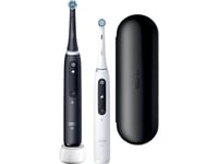 Oral-B iO Series 5 Duo Pack Sort+Hvid elektrisk tandbørste