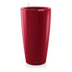 Lechuza – Pot de Fleurs d'Interieur – Premium Rondo – Réserve d'Eau Intégrée – Coloris Rouge Scarlet – Ø 40 x 75 cm