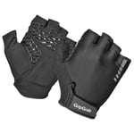 GripGrab Women's ProRide RC Max Padded Short Finger Summer Gloves - Black / Small