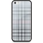 Apple Iphone 5 / 5s Se Mobilskal Med Glas Checkered Luxury