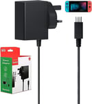 For Nintendo Switch Charger Cable Ac Power Adapter for Switch lite, Dock, OLED,