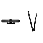 Logitech Mounting Kit for Monitor/TV - (TV & Audio > AV Mounting Kits) + Logitech Meet-Up ConferenceCam Camera with 120-Degree FOV and 4K Optics