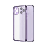 Magnetic Phone Case iPhone 12 Pro Max 6.7 Double Side Front Back Tempered Glass Cover Holder 360 Magnetic Absorption Shockproof Metal TPU Ultra-Thin Case (iPhone 12 Pro Max, Purple)