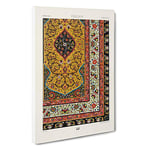 A Floral Persian Pattern by Albert Racinet Canvas Print for Living Room Bedroom Home Office Décor, Wall Art Picture Ready to Hang, 30 x 20 Inch (76 x 50 cm)