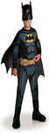 RUBIES - DC officiel - BATMAN - Déguisement classique pour enfant - Taille 9-10 ans - Costume avec combinaison imprimée,ceinture, couvre-bottes, cape détachable et masque - Halloween, Carnaval