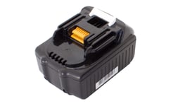 vhbw Batterie compatible avec Makita DDF484RTJ, DDF484ZJ, DF457DWE, DF457D, DF454D, DF454DZ, DF454DRFX outil électrique (1500 mAh, Li-ion, 18 V)