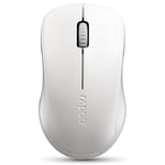 Rapoo1680 2.4GHz 1000 DPI 3 Buttons Business Office Desktop Computer Notebook Mute Portable Power Saving Wireless Mouse(White)