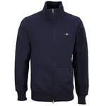 Gant Men's Sweatshirt Jacket Sweat Vest Blue 2008006 433 Evening Blue