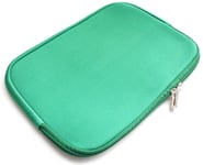 Emartbuy® Green Water Resistant Neoprene Soft Zip Case Cover suitable for Acer Extensa 15 Laptop 15.6 Inch (15-16 Inch Laptop/Notebook/Ultrabook)