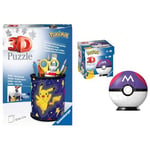 Ravensburger Pokemon 3D Jigsaw Puzzle & 11564 Pokemon Master Ball 3D Jigsaw Puzzle