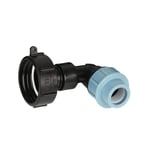 MICHAELA BLAKE IBC Ton Barrel Water Tank Valve Connector 25mm Elbow Outlet Adapter Barrels Fitting Parts Hand Tool