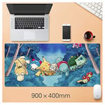 ACG2S Anime mouse pads 900x400mm pad to mouse laptop computer pad mouse Professional gaming mousepad gamer to keyboard mouse mats Pikachu-4
