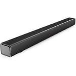Panasonic SC-HTB100 45W Soundbar - Slim wall-mountable design - HDMI ARC + Optical + Bluetooth + 3.5mm + USB inputs