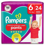 Pampers Premium Protection Nappy Pants, Size 6 (15kg+) Essential Pack 24 per pac