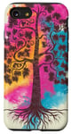 Nature Éléments Arbres Aquarelle Artsy Arbre Coque pour iPhone SE (2020) / 7 / 8