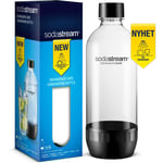 SodaStream Flaske 1L Oppvaskmaskin-sikker Transparent, sort