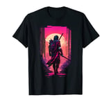 Vaporwave Aesthetic Retro Cyberpunk Samurai Shirt Japanese T-Shirt