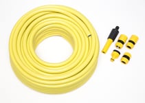 New 50m Pro Hosepipe Set Anti Kink Professional Garden Hose With Connectors