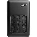 Netac K390 Secure 2.5" USB3.0 1TB External HDD Keyboard Encryption