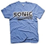 Hybris Sonic The Hedgehog Classic Logo Tee (Red-Heather,L)