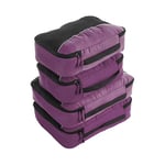 Bago 4 Set Packing Cubes for Travel - Luggage & Suitcase Organizer Cube (2Large+2Medium, Purple)