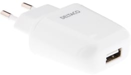 Deltaco Väggladdare - USB 2.4A Vit