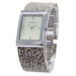 Sekonda Seksy Glitter Watch Champagne Ladies Leopard Bracelet 2851 Brand New