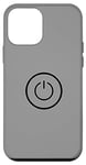 Coque pour iPhone 12 mini Arrêt du bouton Power Icon Player On and Off