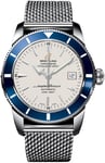 Breitling Watch Superocean Heritage 42 Stratus Silver Ocean Classic Bracelet