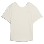 PUMA Tränings T-Shirt Move CLOUDSPUN Loose Fit - Alpin snö Dam, storlek Medium
