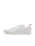 adidas Men's Stan Smith Gymnastics Shoes, White (Crystal White/FTWR White/Scarlet Crystal White/FTWR White/Scarlet), 6 UK