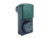 Rev 25720502, Daglig Timer, Svart, Grön, Digital, Led, Rotations-, Ip44
