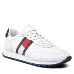 Sneakers Tommy Jeans Leather Runner EM0EM00898 White YBR 41