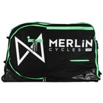Merlin Cycles Pro Travel Bike Bag - Black / Grey Green Bags Black/Grey/Green