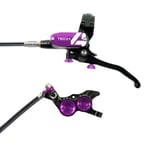 Hope Tech 4 V4 Disc Brake - Colours Black / Purple No Rotor Front RH Standard Hose 1600mm Black/Purple