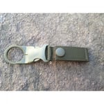 Water Bottle Clip Key Holder Hook Army Green