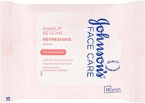 Johnson's Face Care Daily Essentials Refreshing Facial Cleansing Wipes Normal S