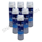 6 x GILLETTE SERIES PROTECTION CONDITIONING SHAVE FOAM 250ml WITH COCA BUTTER