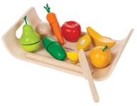 Frukt & grönsaksbricka - leksaksmat av trä - Plantoys