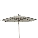 Brafab Paliano parasoll aluminium brun/tyg beige Ø350 cm