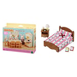 Sylvanian Families 5340 Dining Room Set, Multicolor & Semi-Double Bed