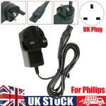 15V Power Charger Lead Cord Fits For Philips Shaver Series 3000/5000 UK Plug